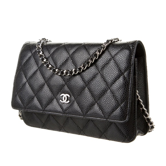 CHANEL Black Caviar Wallet on a Chain (WOC) - Picture 2 of 4
